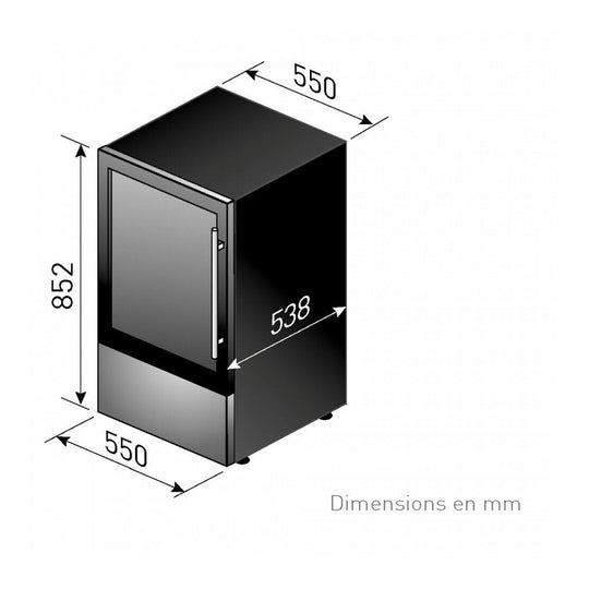 Le Chai Wijnkoelkast | LB420X | 38 Flessen | 2 Zones - Mijn-Wijnkoelkast