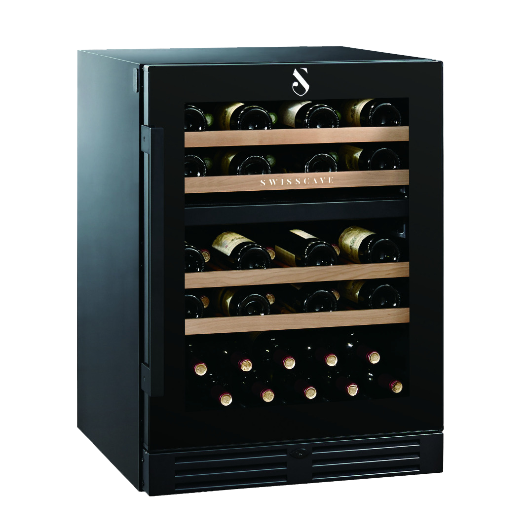 Swisscave Wijnklimaatkast WLB-160DF 2 Zones- Elite Wijnkoelkast